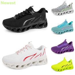 2024 running shoes men woman whites orange navys cream pinks black purple Grey trainers sneakers breathable Colour 7 GAI