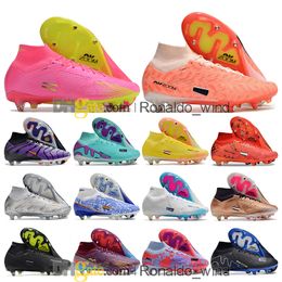 Gift Bag Mens High Ankle Football Boots Ronaldo CR7 Superflys IX 9 Elite XXV SG Tns Cleats Mbappe Neymar ACC Zooms Soccer Shoes Tops Outdoor Trainers Botas De Futbol