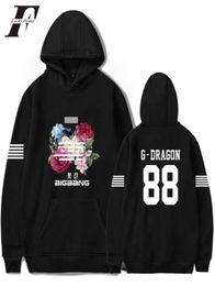 fashion kpop BIGBANG hoodies sweatshirts printed men women pocket long sleeve casual sport hip hop style hooded pullover tops4194149