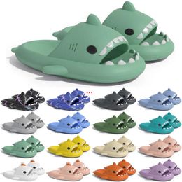 Free Shipping Designer shark slides sandal slipper sliders for men women GAI sandals slide pantoufle mules mens slippers trainers flip flops sandles color24
