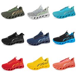 Shoes 2024 Running Men Women GAI Four Black Navy Blue Light Yellow Beige Nude Plum Lightweight Mens Trainers Sports Outdoor Sneakers 746 weight s