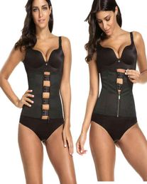 Latex Waist Trainer Sexy Cincher Corsets And Bustiers Bodysuit Tops Slimming Shapewear Spandex Tummy Control For Woman1931593