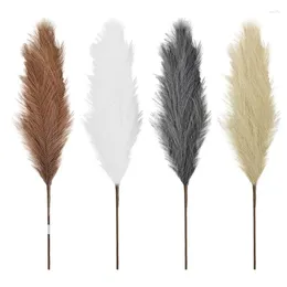 Decorative Flowers Pampas Grass Decor Artificial Reed Bouquet Nature Tail Dried Flower Fluffy