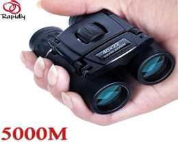 Telescope Binoculars Mini Portable Zoom HD 5000M Powerful 300x25 Folding Longdistance Low Light Night Vision Professional4187739