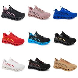 men women running shoes GAI seven black white purple pink green navy blue light yellow Nude plum mens trainers sports Walking shoes trendings