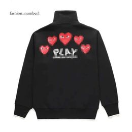 Women's Hoodies & Sweatshirts Play Commes Jumpers Des Garcons Letter Pullover Red Heart Hoodie Commes Hoodie Garcons Hoodie Eyes Red Heart Hoodie MVUW OYQP 136