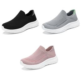 Women Shoes 2024 New Leisure Sports Shoes Running Shoes Sole Lazy Shoes Korean Edition Trend Flying Weaving One Step Single Shoes GAI 035