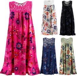 Dresses 2023 Women Summer Dress Boho Style Floral Print Beach Dress Tunic Sundress Loose T Shirt Dress Mini Party Dress Vestidos