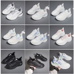 2024 New men women shoes Hiking Running flat Shoes soft sole fashion white black pink bule comfortable sports Z512 GAI