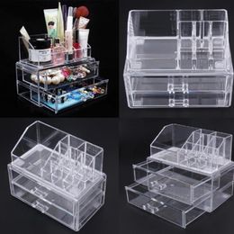 Acrylic Cosmetic Makeup Storage Organiser Drawer Makeup Case Storage Insert Lipstick Gloss Holder Box Shelf Organizer4041087