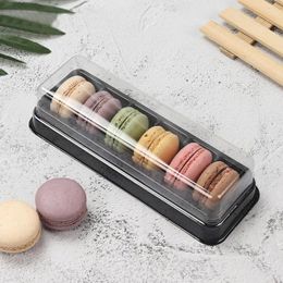 Take Out Containers 10Pcs Household Macaron Packing Boxes For Packaging Small Biscuit Muffin Storage Macaroon Dessert Box