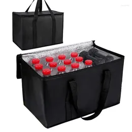 Dinnerware Portable Lunch Cooler Bag Folding Insulation Picnic Ice Pack Thermal Drink Carrier Insulated Bags Beer Delivery