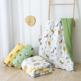 Spring Winter Baby Quilt Comforter Quilted Blanket Summer Soft Nap Cover born Thick Warm Infant Swaddle Wrap Bedding CP2 240220