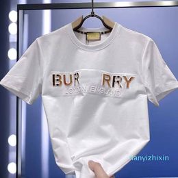 2024 printed short sleeve best-selling luxury men's hip hop clothing Asian size S-5XL