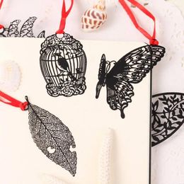 1Pcs Chinese Style Metal Hollow Bookmark Exquisite Book Clip Portable Page Pagination High-quality Marker