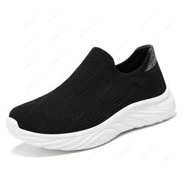 Women Shoes 2024 New Leisure Sports Shoes Running Shoes Sole Lazy Shoes Korean Edition Trend Flying Weaving One Step Single Shoes GAI 097 XJ