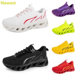2024 hot sale running shoes mens woman whites navys cream pinks black purple Grey trainers sneakers breathable Colour 75 GAI