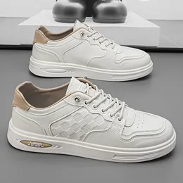 Running Shoes Men Comfort Flat Breathable White Khaki Black Shoes Mens Trainers Sports Sneakers Size 39-44 GAI Color2