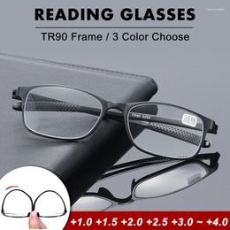 Sunglasses Reading Glasses For Men Women Anti Slip Eyeglasses Frame With Silicone Cover TR90 Comfortable Finished Farsighted