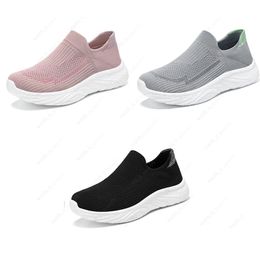 Women Shoes 2024 New Leisure Sports Shoes Running Shoes Sole Lazy Shoes Korean Edition Trend Flying Weaving One Step Single Shoes GAI 095
