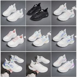 Athletic Shoes for men women Triple White Black designer mens trainer sneakers GAI-124