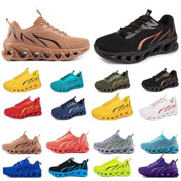 spring men women shoes Running Shoes fashion sports suitable sneakers Leisure lace-up Colour black white blocking antiskid big size GAI 98 trendings