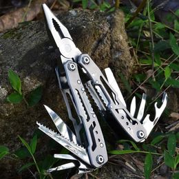 Multifunction Folding Pliers Pocket Knife Plier Outdoor Camping Tactical Survival Hunting Tools Stainless Steel Multitool 240220