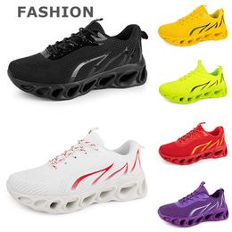 men women running shoes Black White Red Blue Yellow Neon Green Grey mens trainers sports fashion outdoor athletic sneakers eur38-45 GAI color66