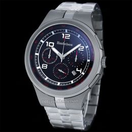 Mens Watch Titanium appearance Japan quartz movement Timing clock wrist watches 44mm Chronograph Watch of wrist of gray