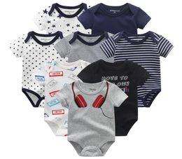 5PCSLOT Baby Rompers Cotton overalls Newborn clothes Roupas de bebe boy girl jumpsuitclothing for children Overalls winter 1034434598