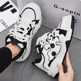 Running Shoes Men Comfort Flat Breathable White Black Green Shoes Mens Trainers Sports Sneakers Size 38-44 GAI Color54