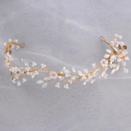 Hair Clips Elegant Crystal And Floral Bridal Vine Handmade Headpiece Wedding Jewelry