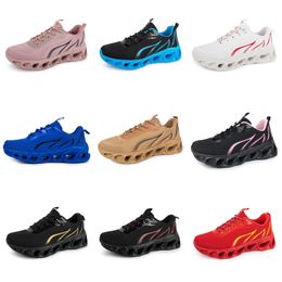 2024 women men running GAI shoes black yellow purple mens trainers sports red Brown Breathable Walking shoes outdoor One