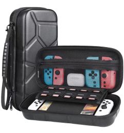 Bags High quanlity Portable Hard Shell Pouch Carrying case Travel Accessories Cartridge card Bag for Nintendo Switch/OLED