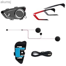 Cell Phone Earphones Motorcycle Riding Helmet Bluetooth Headset Full Helmet Soft Label Built-In Intercom And Music Sharing Function YQ240304