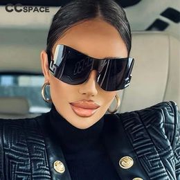 Luxury Sunglasses Fashion Oversized One Piece Sunglasses Women Brand Vintage Punk Square Brown Sun Glasses Designer sunglasses