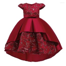 Girl Dresses Hand Made Formal Wedding Dress Baby Flower Kids For Girls Children Clothing Ball Gown Party Princess