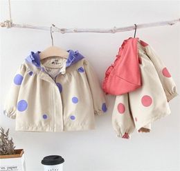 2020 toddler girl fall clothes for kids baby trench coat girls jacket coats infantil children clothes hooded outwear windbreaker4441402