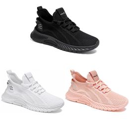 Men women sports sneakers runner outdoor running shoes breathable mesh white pink fashion shoes GAI 095