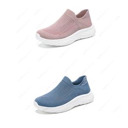 2024 Women New Sports Leisure Running Sole Lazy Korean Edition Trend Flying Weaving One Step Single Shoes GAI 076 XJ 69527 47367