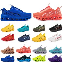 spring men women shoes Running Shoes fashion sports suitable sneakers Leisure lace-up Colour black white blocking antiskid big size GAI 23