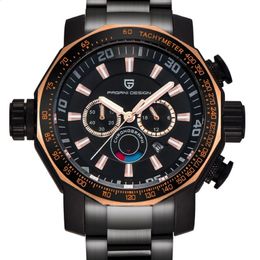 Watches Men Luxury Brand PAGANI DESIGN Sport Watch Dive Military Watches Big Dial Multifunction Quartz Wristwatch reloj hombre277o