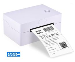 Desktop 180mms High Speed USB Thermal Printer Label Maker Sticker Max83mm Paper Width for Express5593750