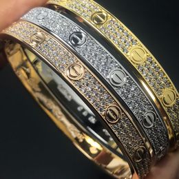 Качественные широкие браслеты со звездным небом и бриллиантами и шпильками для ногтей, дизайнерские браслеты высокой версии Loves для женщин и мужчин