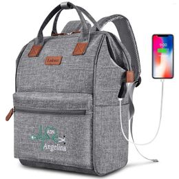 Backpack Casual Business For Men Light 15 Inch Laptop Bag 2024 Waterproof Oxford Cloth Lady Anti-theft Travel Gray