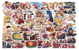 50Pcs Japanese Anime Tiger Dragon Sticker Toradora Stickers Graffiti Kids Toy Skateboard car Motorcycle Bicycle Sticker Decals Who1721052