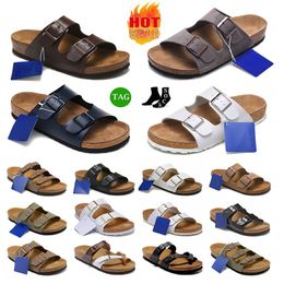 Birkinstocks Designer Sandals Comforts Leather Men buckle strap flip flops Women sandale Classic clog Suede Platform slides Summer Slippers Casual shoes 36-46