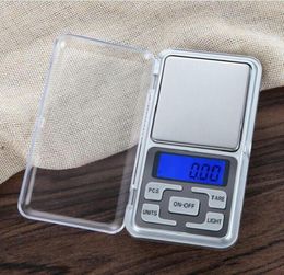 Electronic LCD Display Pocket Scales 200gx001g Jewellery Diamond Scale Balance Scale Mini Pocket Digital Scale with Retail Box 1PCS7446405