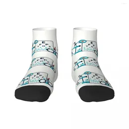 Men's Socks Cute Print Snellen Chart Eye Exam For Women Men Stretch Summer Autumn Winter Optometrist Optician Crew