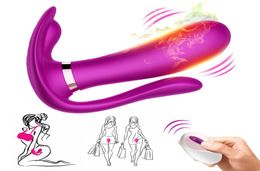 Omysky Butterfly Wearable Vibrator For Women Wireless Remote Control Vibrators G Spot Clitoral Stimulator Massager Sex Toys Y190728974982